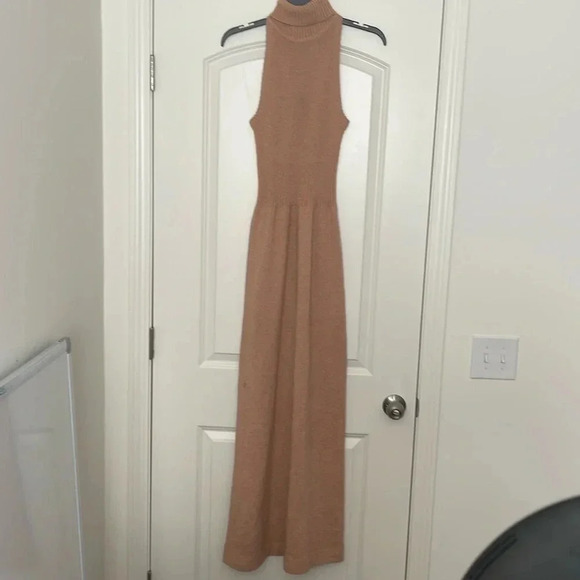 Vintage BARGELLO Wool Blend Knit Turtleneck Sweatdress w/Sweater- Size 9 - Picture 7 of 11